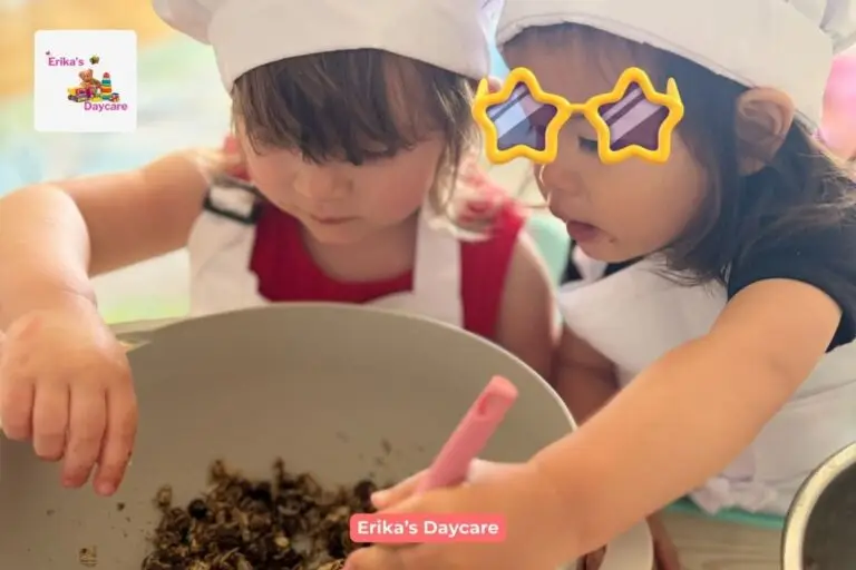 Erika's Daycare - learning to cook together
